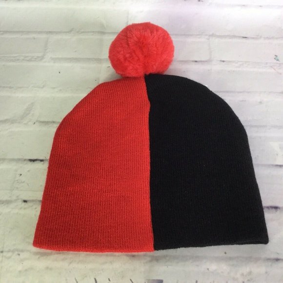 DC Harley Quinn Sequin Knit Pom Cuff Beanie Hat main image 4